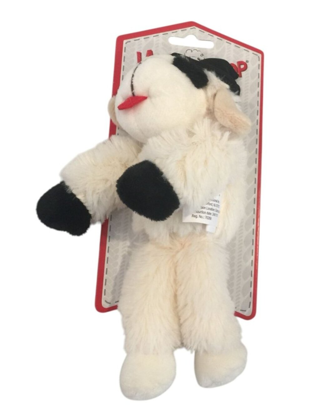 Lamb Chop 7" Floppy Black Hat Witch Plush Squeak Dog Toy